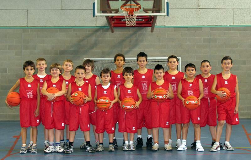 Schieramento Minibasket a San Giovani Bianco 2007/2008